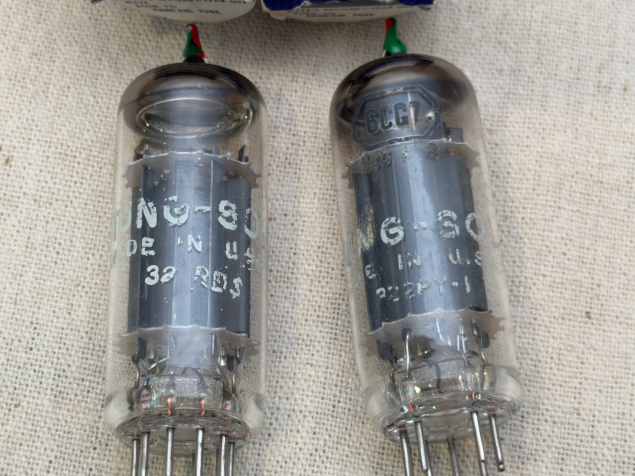 6CG7 - Tung Sol Matched Pair - Super Quiet