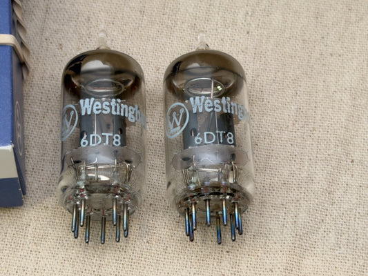 6DT8's - Westinghouse Pair - Original Boxes