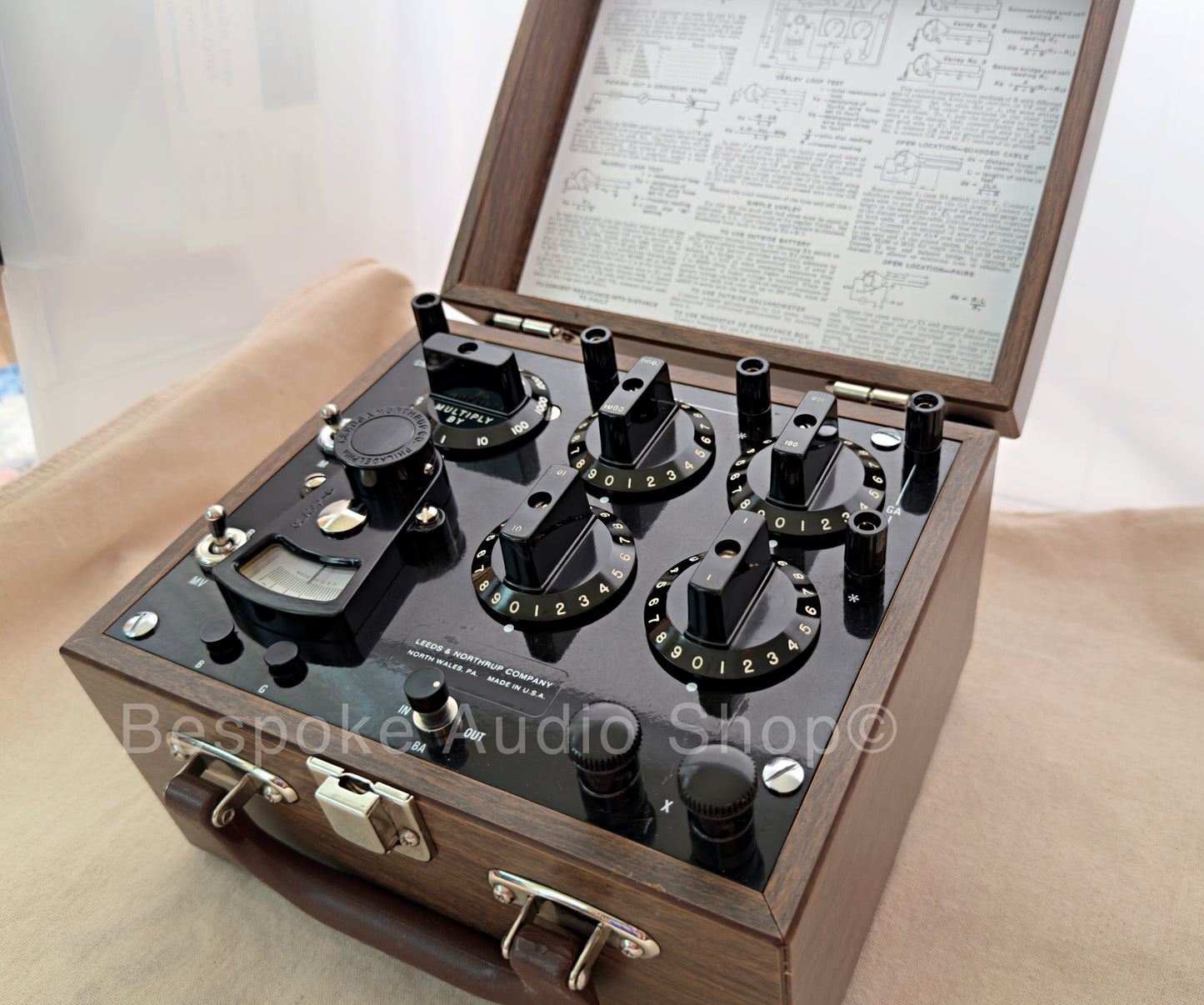 Best Gift - Leeds & Northrup Cable Fault Test Set No. 5300 — Restored Vintage Display Piece — With Provenance Document — $245