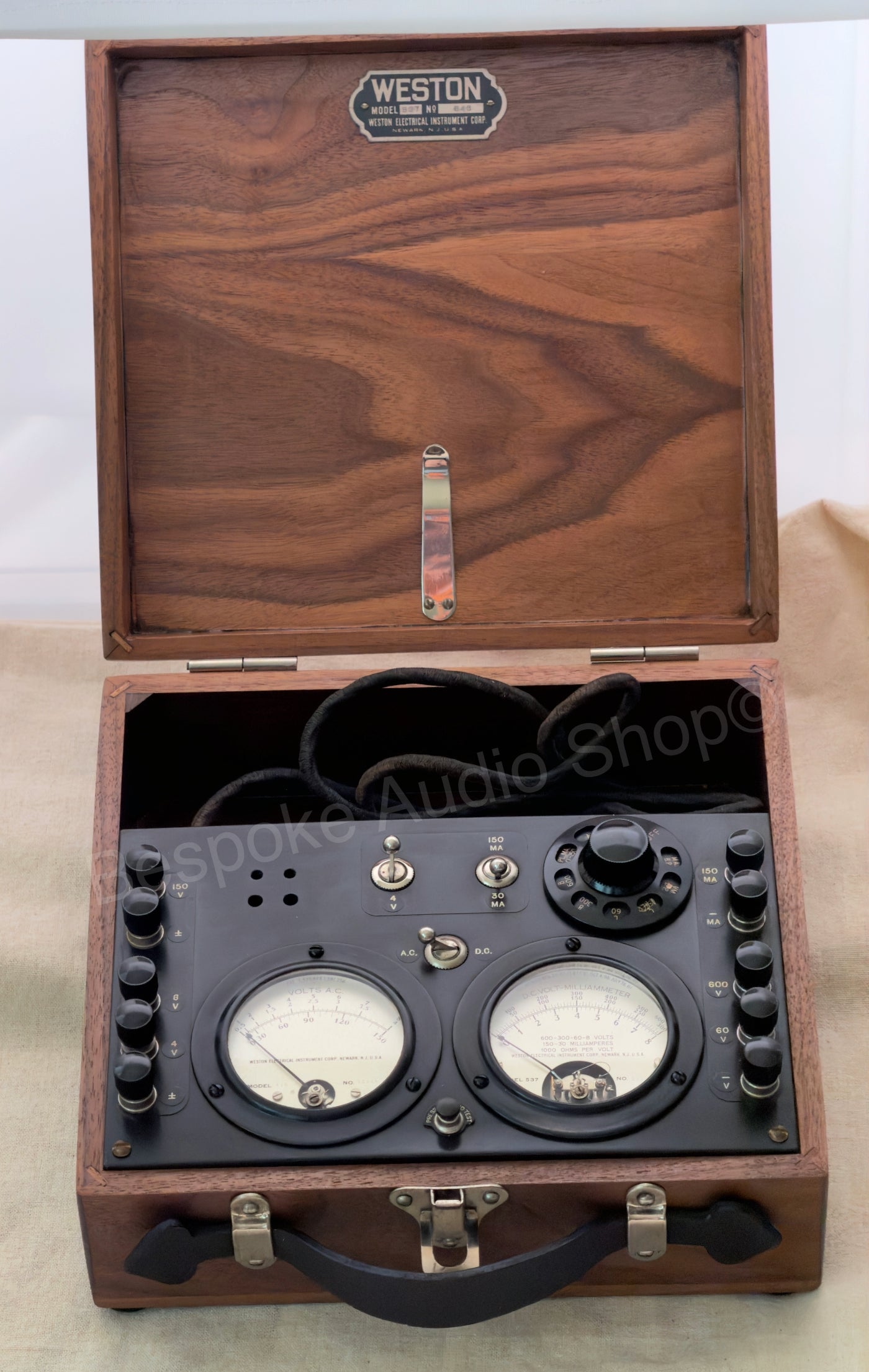 Best Gift - Antique 1930's Weston Model 537 Radio Set Analyzer — Restored / Refinished