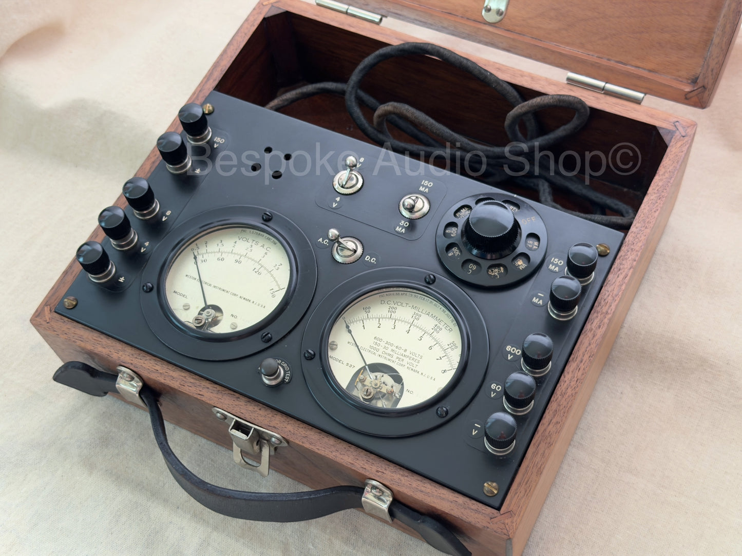 Best Gift - Antique 1930's Weston Model 537 Radio Set Analyzer — Restored / Refinished