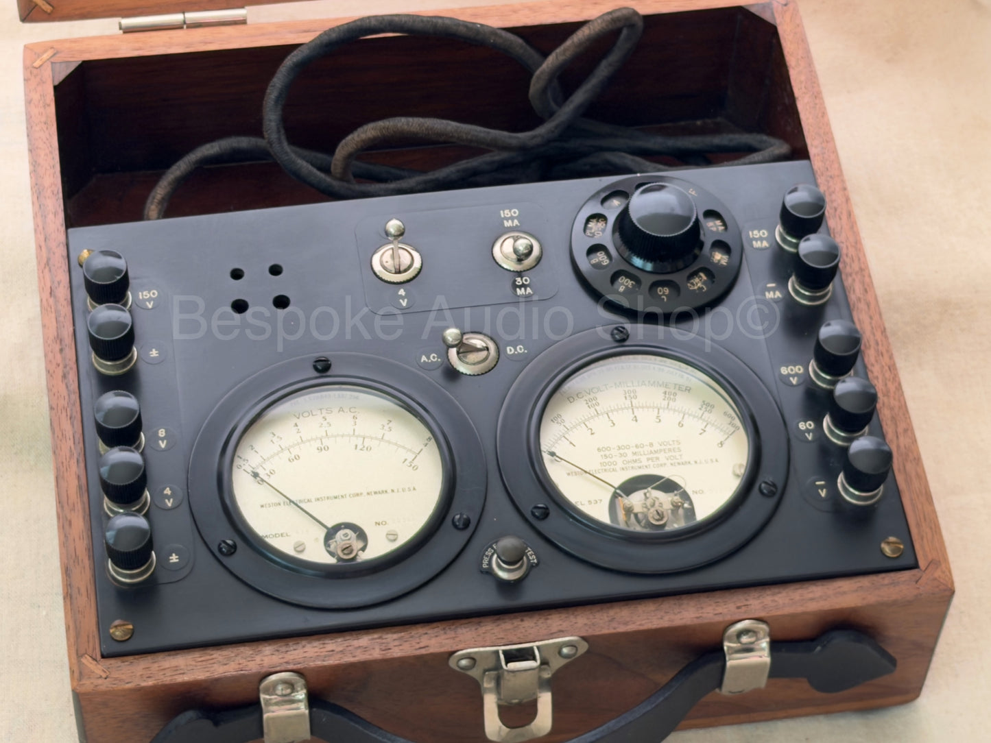 Best Gift - Antique 1930's Weston Model 537 Radio Set Analyzer — Restored / Refinished
