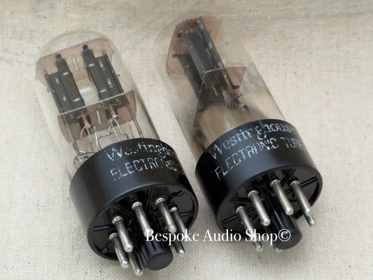 6SN7 Pair - Westinghouse - Made in Canada