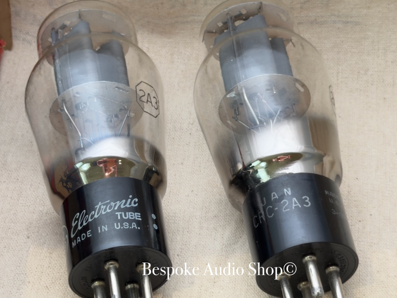 SOLD - 2A3 Pair - RCA/GE  - Nice Pair in Original Boxes