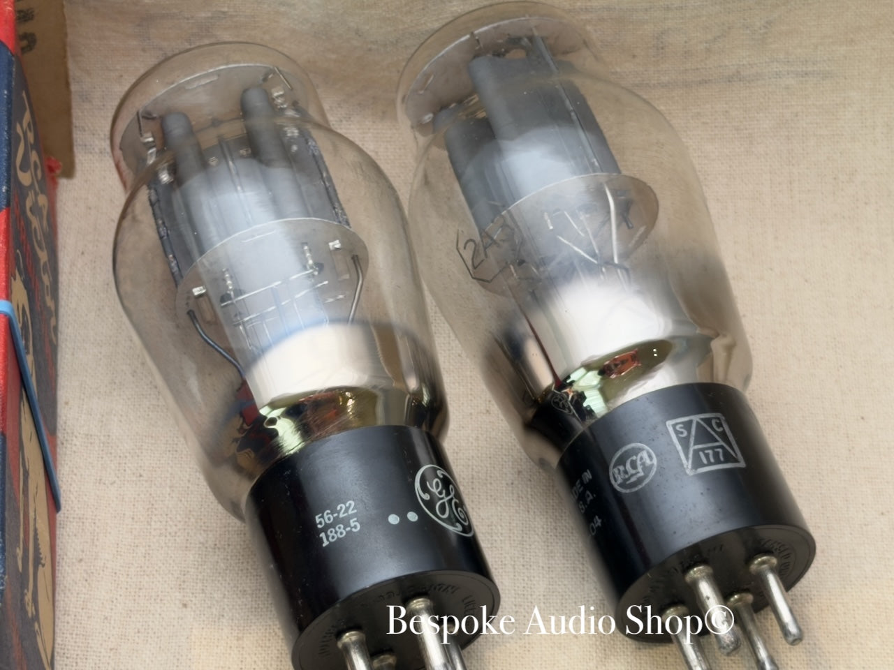 SOLD - 2A3 Pair - RCA/GE  - Nice Pair in Original Boxes