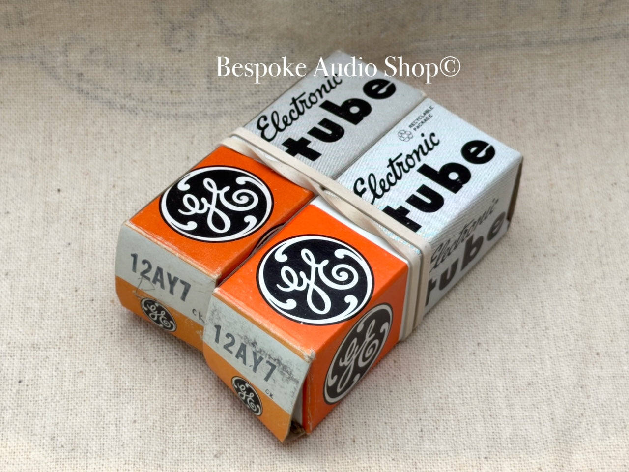 12AY7 (6072) - GE  - Matched Pair in Original Boxes
