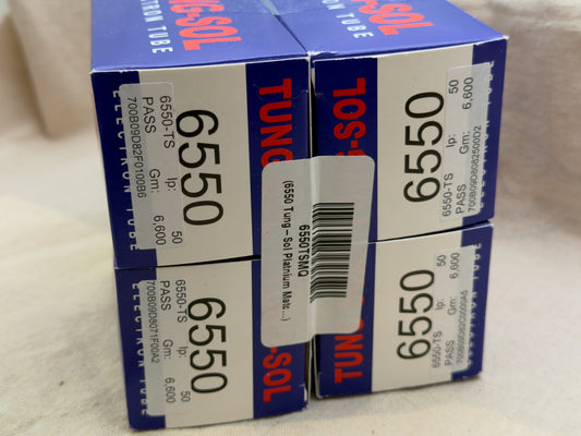 6550 - Matched Quad New Production Tung-Sol