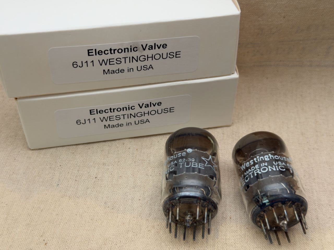 6J11 - Westinghouse  - Matched Pair