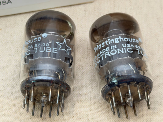 6J11 - Westinghouse  - Matched Pair