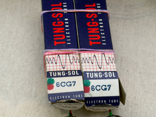 6CG7 - Tung Sol Matched Pair - Super Quiet