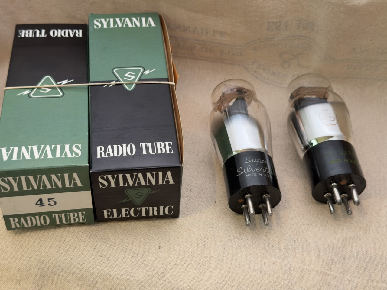 SOLD - 45's - Sylvania  - 1930's - Beautiful Matched Pair