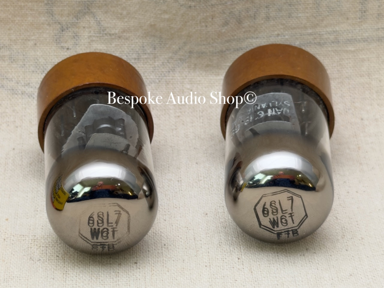 6SL7WGT – Sylvania - Rare Export Version - Beautiful Matched Pair