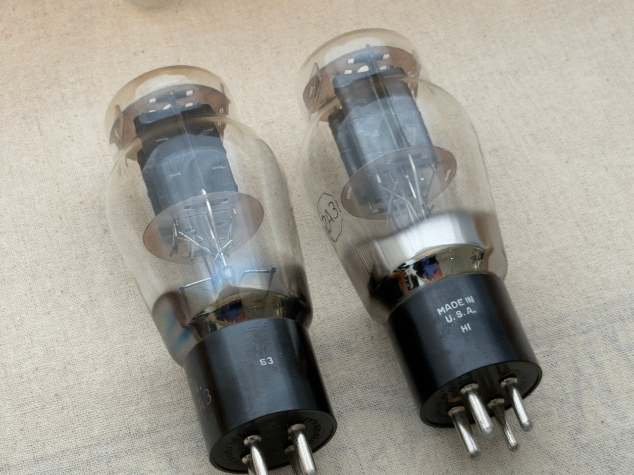 SOLD - 2A3 - Pair RCA's