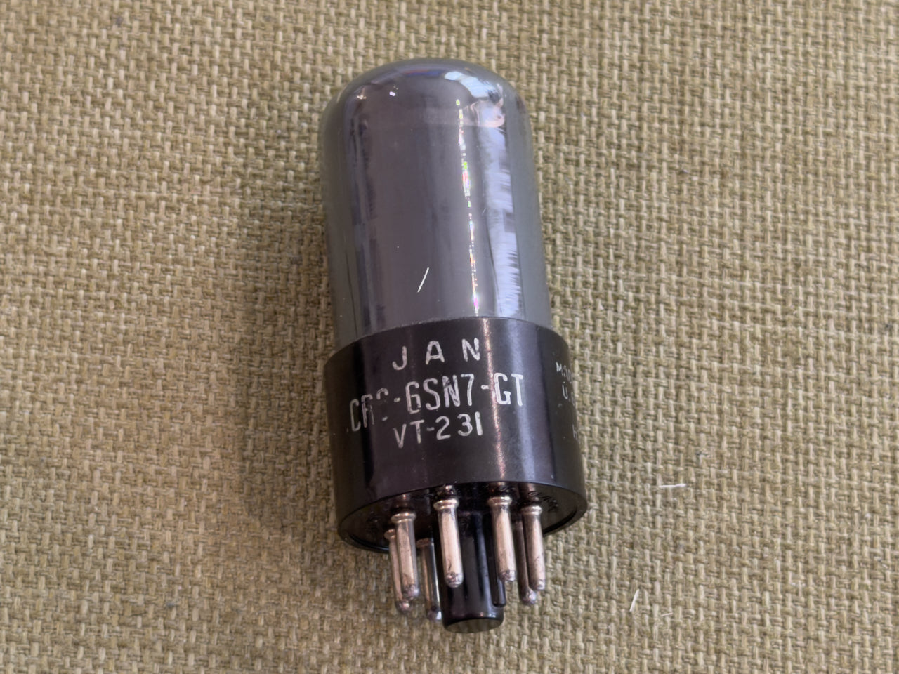 RCA - SINGLE - WWII 6SN7 / VT-231