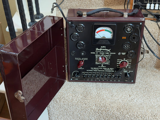 MINT Calibrated & Refurbished NRI 67 Tube Tester
