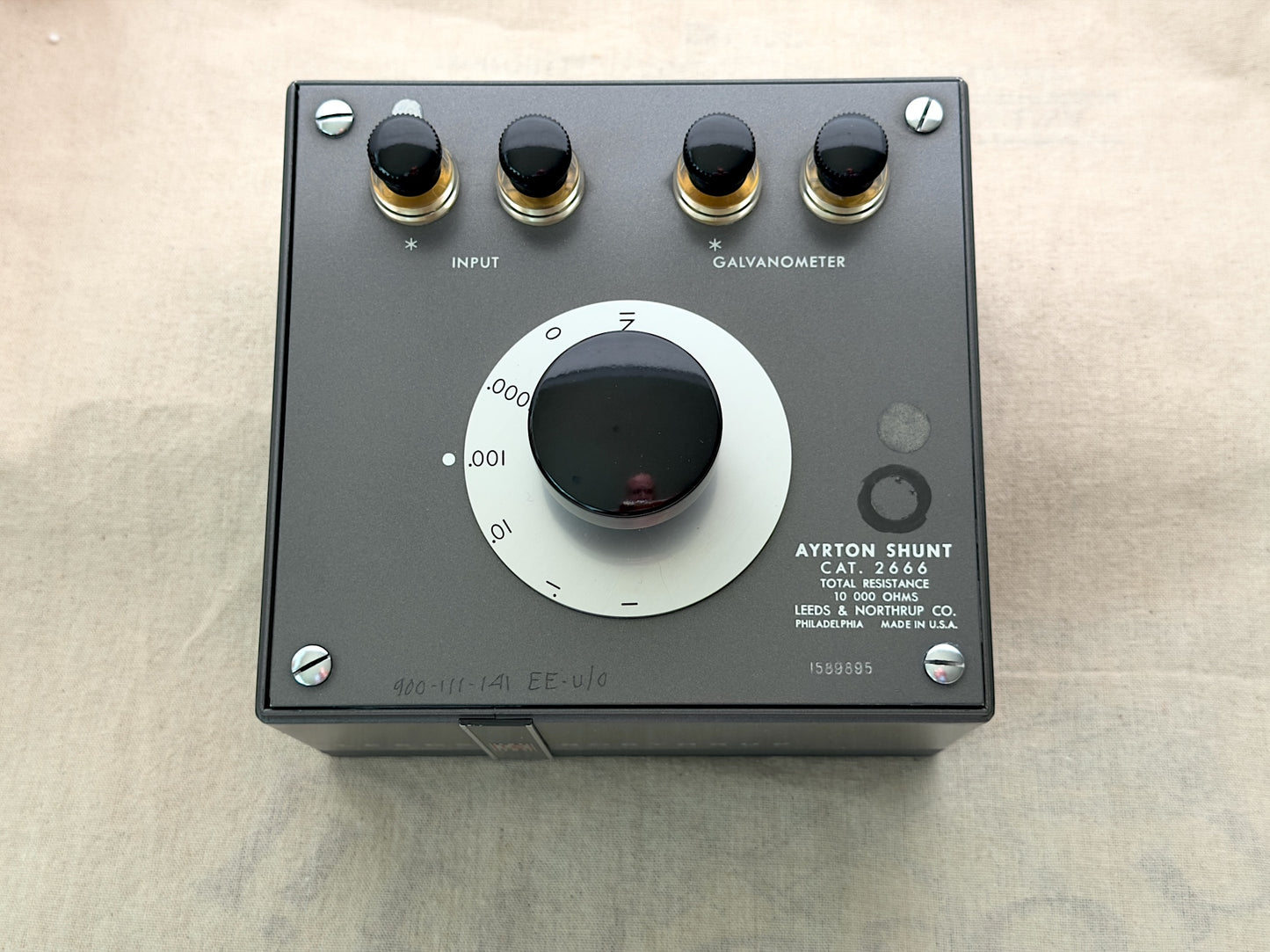 Best Gift - Restored Weston 440 Galvanometer + Leeds & Northrup 2666 Ayrton Shunt — Display Set with Provenance Document