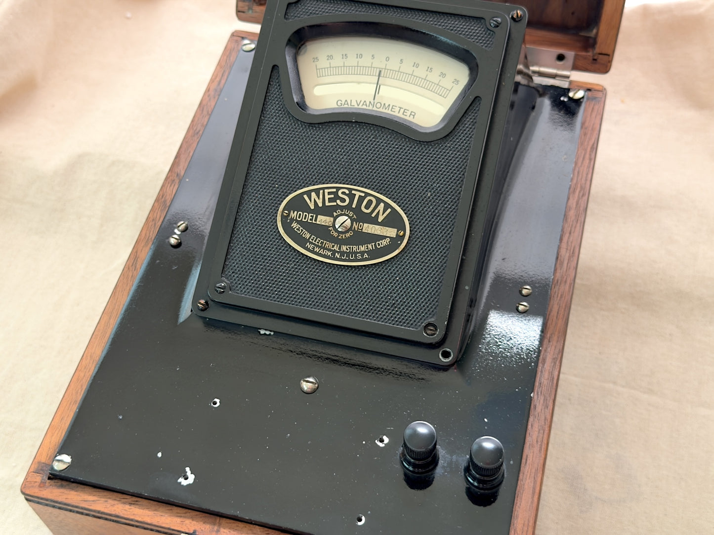 Best Gift - Restored Weston 440 Galvanometer + Leeds & Northrup 2666 Ayrton Shunt — Display Set with Provenance Document