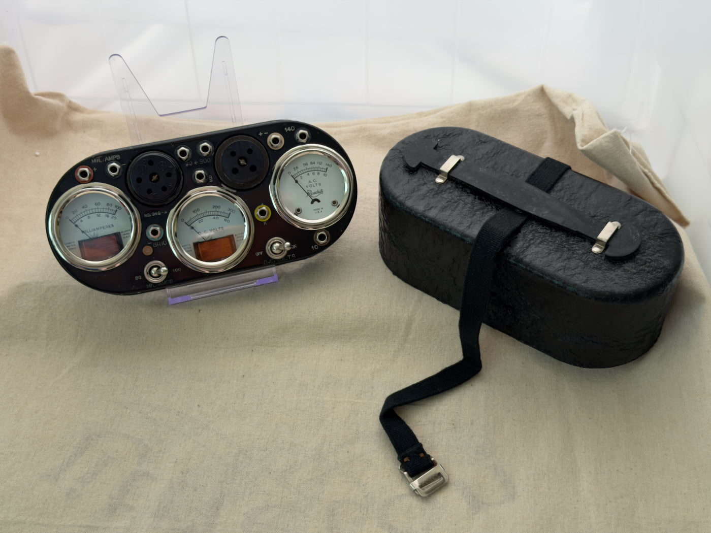 Best Gift - Restored Read Rite 245A Vintage Tube Tester — Museum-Grade Preservation — With Provenance Document