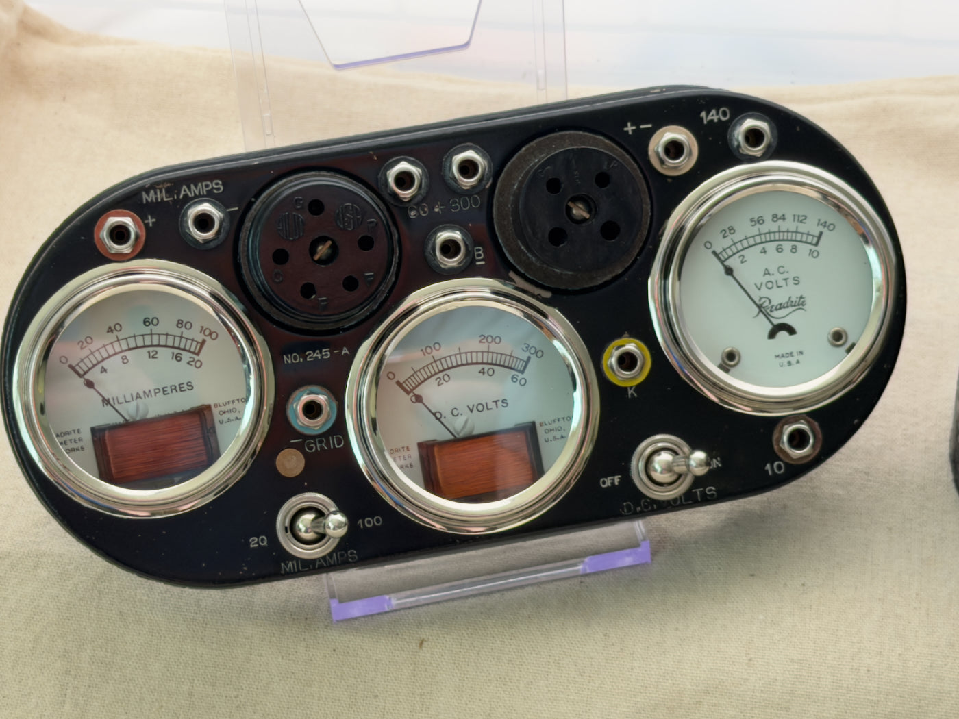 Best Gift - Restored Read Rite 245A Vintage Tube Tester — Museum-Grade Preservation — With Provenance Document