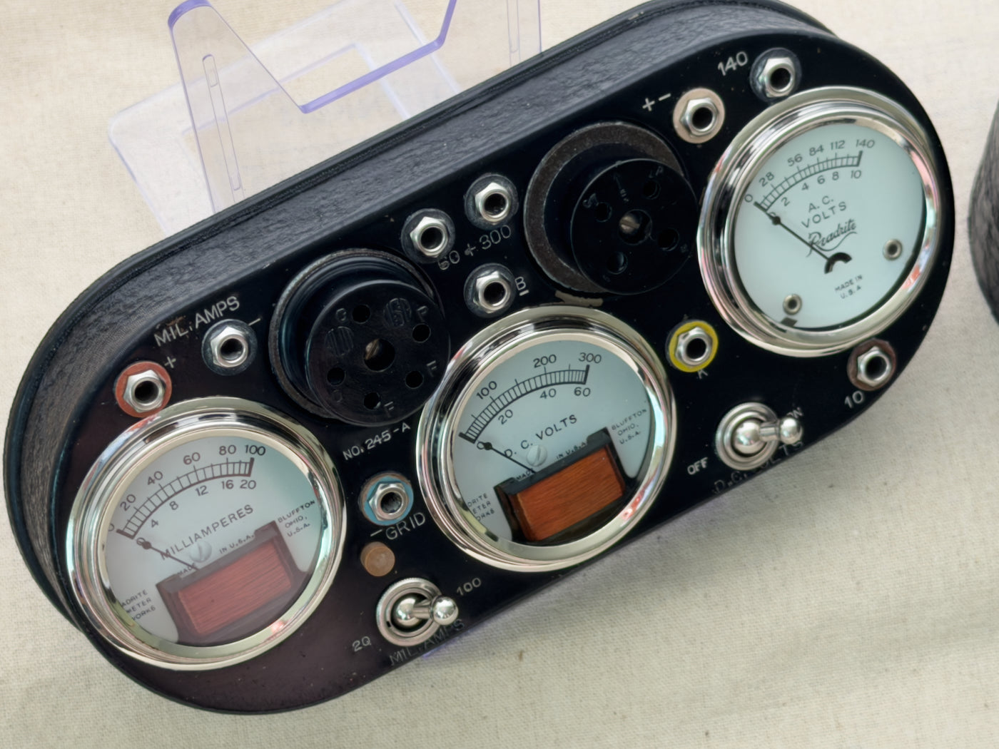 Best Gift - Restored Read Rite 245A Vintage Tube Tester — Museum-Grade Preservation — With Provenance Document