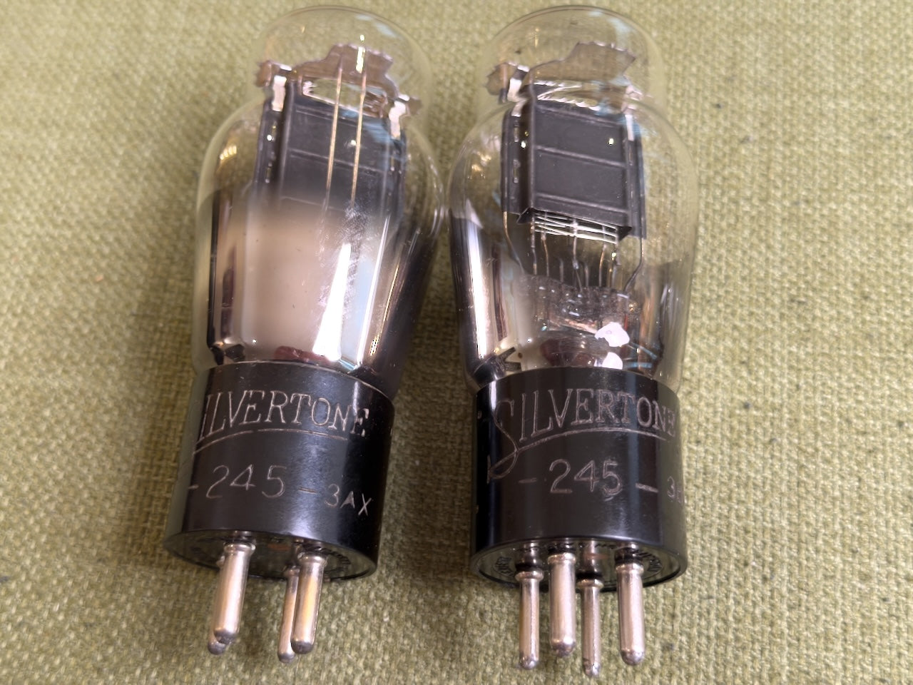 Pair Silverton UX-245 (45) tubes
