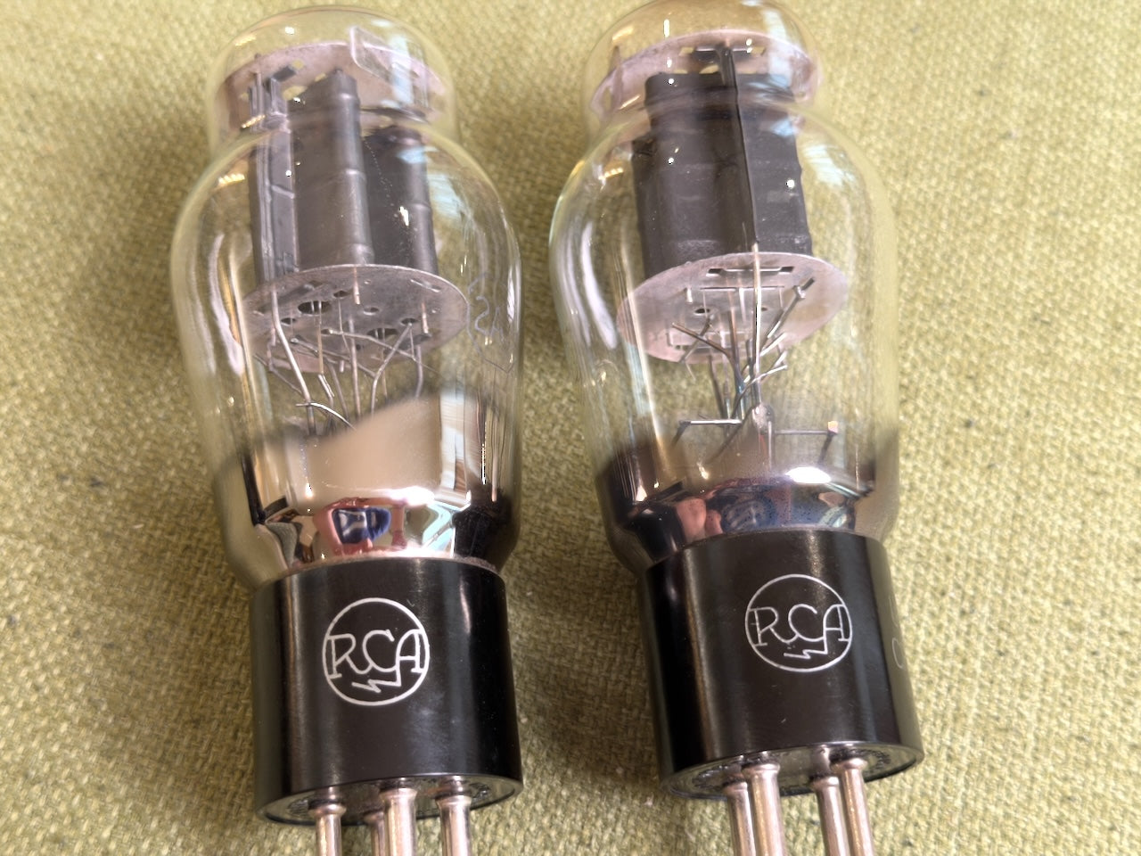 Matched Pair WWII RCA 2A3