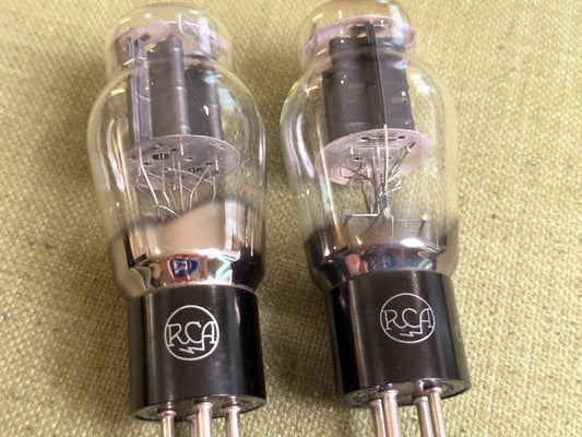 Matched Pair WWII RCA 2A3