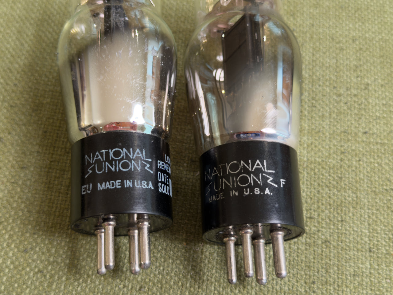 Matched Pair National Union Type 45's